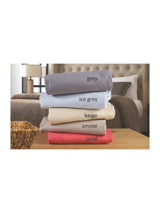 Kipper Rainbow Double Bed Sheet 240x260cm Anthracite