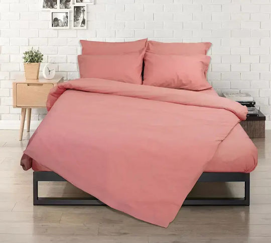 Flamingo Cearșaf King Size cu Elastic 180x200+25cm. Rainbow Ametist