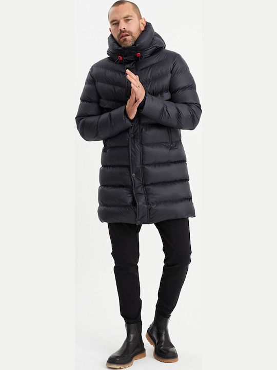 Herren Jacken Wasserdicht Dunkelblau #