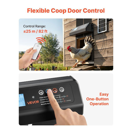 Vevor Automatic Chicken Coop Door