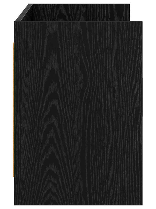 Dulap TV Stejar Negru 130x33x47cm
