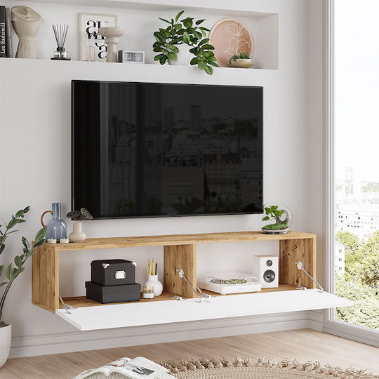 Serit Επιτοίχιο Λευκό-sonoma 140x31.6x29.6εκ. Serit Επιτοίχιο Λευκό-sonoma 140x31.6x29.6εκ.