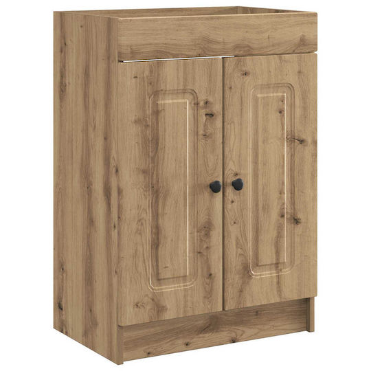 vidaXL Pangă Cu Lavoar M56xL37.5xÎ81cm Stejar