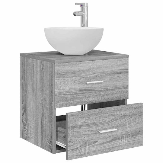 vidaXL Πάγκος χωρίς Νιπτήρα Μ49.5xΒ41xΥ64.5cm Γκρι Sonoma
