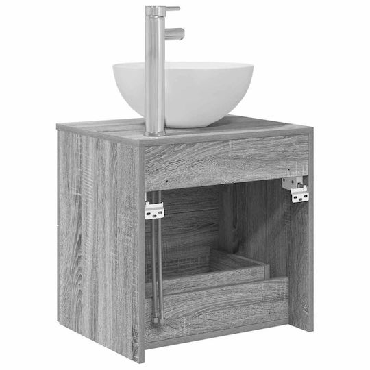 vidaXL Πάγκος χωρίς Νιπτήρα Μ49.5xΒ41xΥ64.5cm Γκρι Sonoma