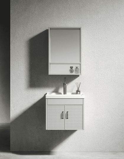Set Baie Thaleia 50cm Culoare Gri Argintiu Polietilenă HDPE Densitate Mare