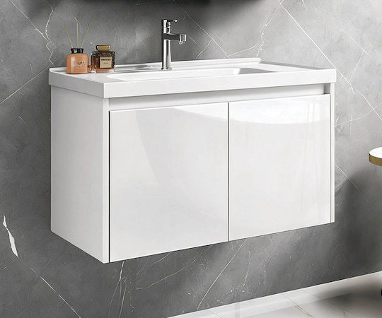 Martin Πάγκος χωρίς Νιπτήρα Μ70xΒ46xΥ43cm White