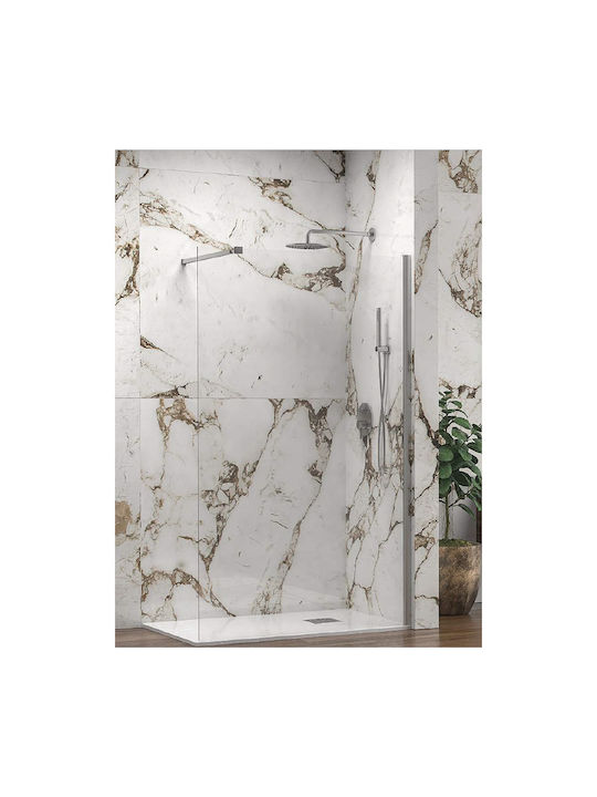Karag Walkin 1 Feste Seite für Dusche 70x180cm Klarglas Cromo