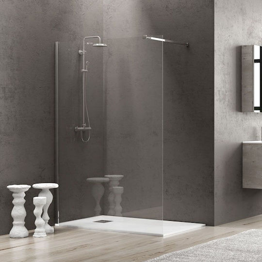 Karag Walkin 1 Σταθερό Πλαϊνό Ντουζιέρας 70x180cm Clear Glass Cromo Karag Walkin 1 Σταθερό Πλαϊνό Ντουζιέρας 70x180cm Clear Glass Cromo