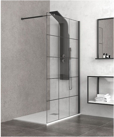 Free People Partea fixă Duș 70x200cm Nero