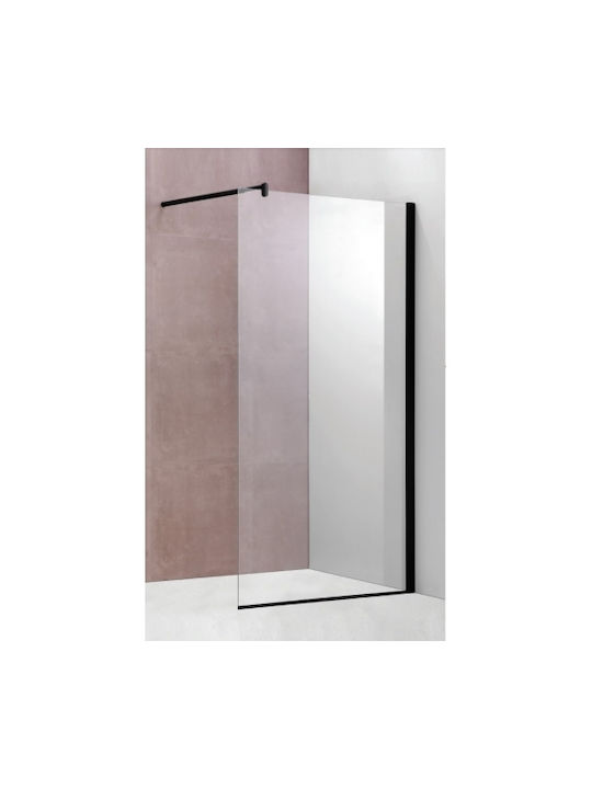 Crown 5000N Divider de verandă Duș 90x190cm Negru