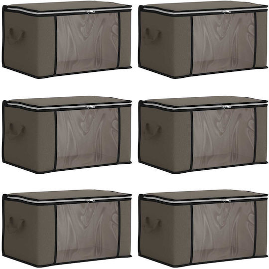 vidaXL Clothes Storage Box 55x35x32cm 6 Pieces
