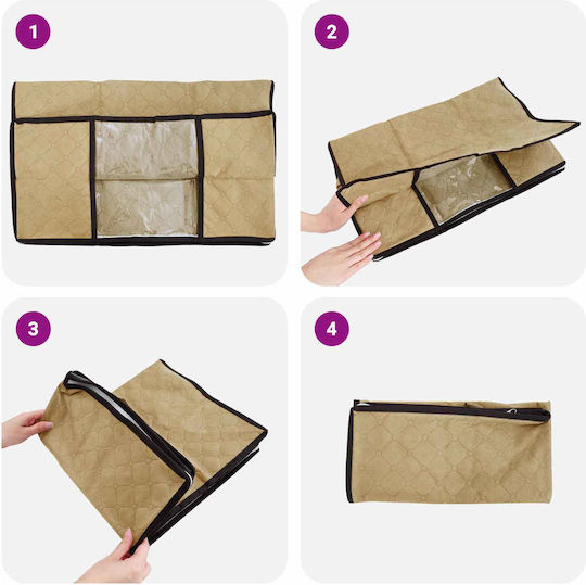vidaXL Clothing Storage Box 70x40x18cm