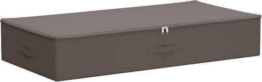 vidaXL Stoff Kleideraufbewahrung Box in Grau Farbe 90x48x15cm