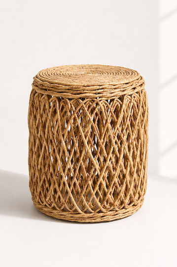 Τραπεζι Φυσικα Ανακυκλωμενα Υλικα 40x40x45cm Μονόχρωμο Kaeming