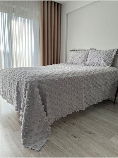 SteweHome Bettlaken Super-Doppel 4 Stück 240x250cm Grau