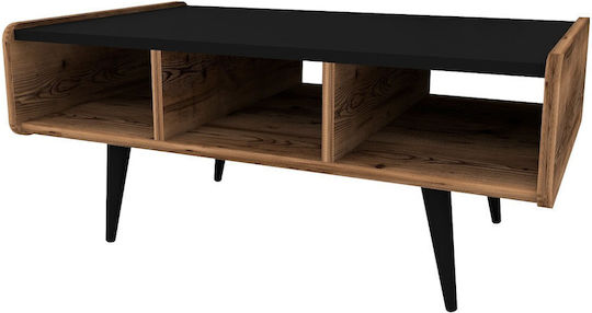 Rechteckiger Zentral Kaffeetisch Ray Holz offen Karamell M90xL56xH40cm Rechteckiger Zentral Kaffeetisch Ray Holz offen Karamell M90xL56xH40cm