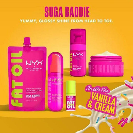 NYX Professional Makeup Fat Oil Körpernebel Suga Baddie 80ml