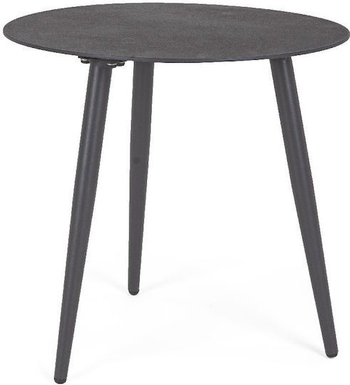Aluminum Coffee Table Ridley Charcoal D 50 X 48cm Gyms Gm-19190-dgr Aluminum Coffee Table Ridley Charcoal D 50 X 48cm Gyms Gm-19190-dgr