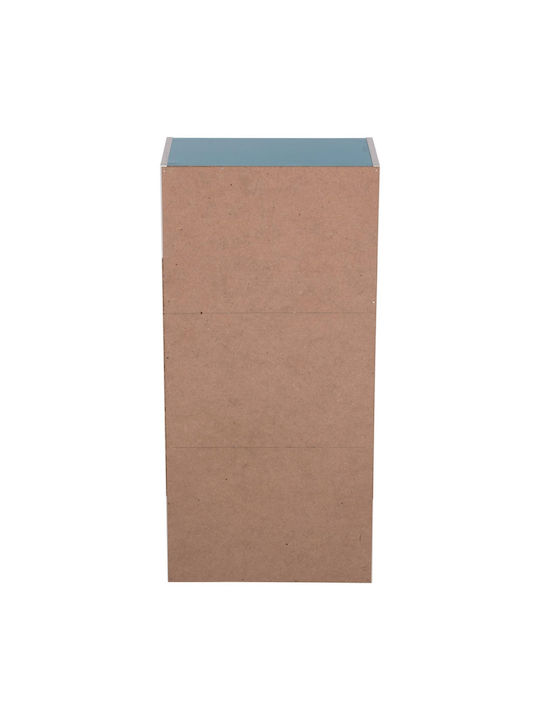 Ράφι Τοίχου Μπλε-λευκή 38.5x23.5x80εκ.