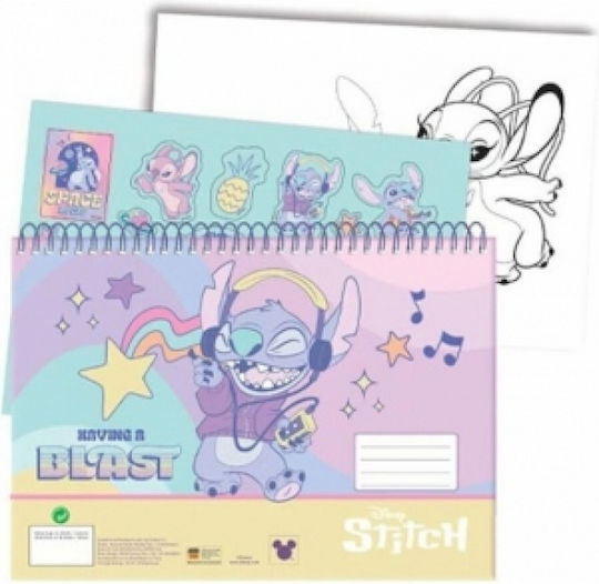 Gim Блок За Рисуване Stitch A4 (21 x 29,7 см)