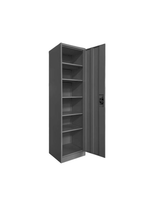 Μονόφυλλη Ντουλάπα Koya Μεταλλική 45x50x180εκ.