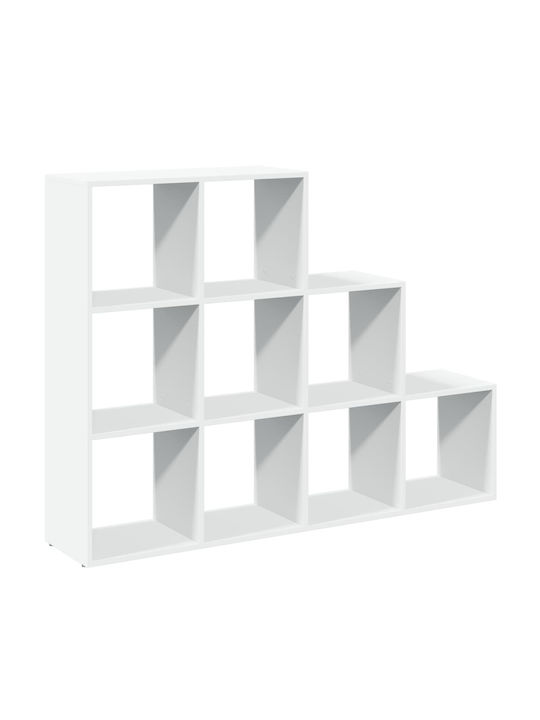 Bibliotecă Albă 137.5x29x103.5 cm