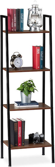 Bibliotecă Maro/Negru 44x31.5x136 cm Bibliotecă Maro/Negru 44x31.5x136 cm