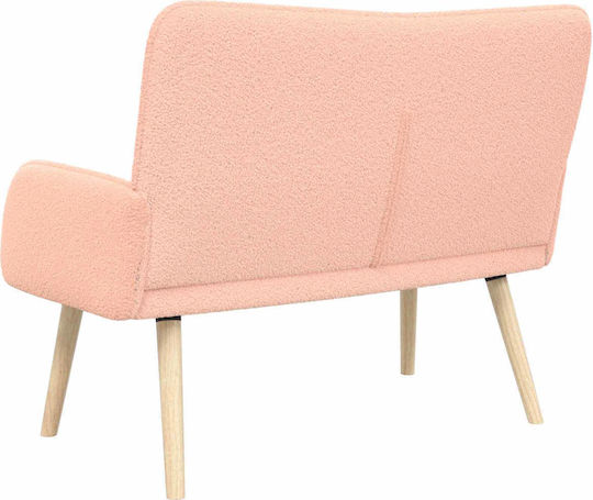 Doppelsitzer Sofa Rosa 115x61x87cm