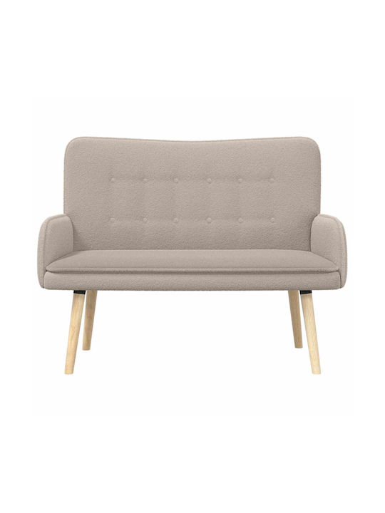 Doppelsitzer Sofa Offenes Grau 115x61x87cm