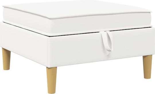 Ecksofa mit Stauraum Weiß 280x140x82cm