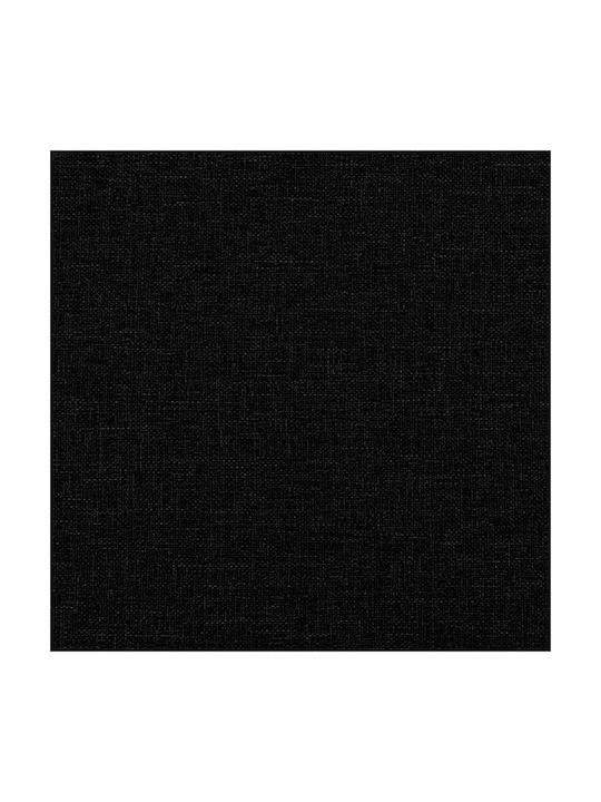 Corner Couch Bed Black 154x94.5x80.5cm
