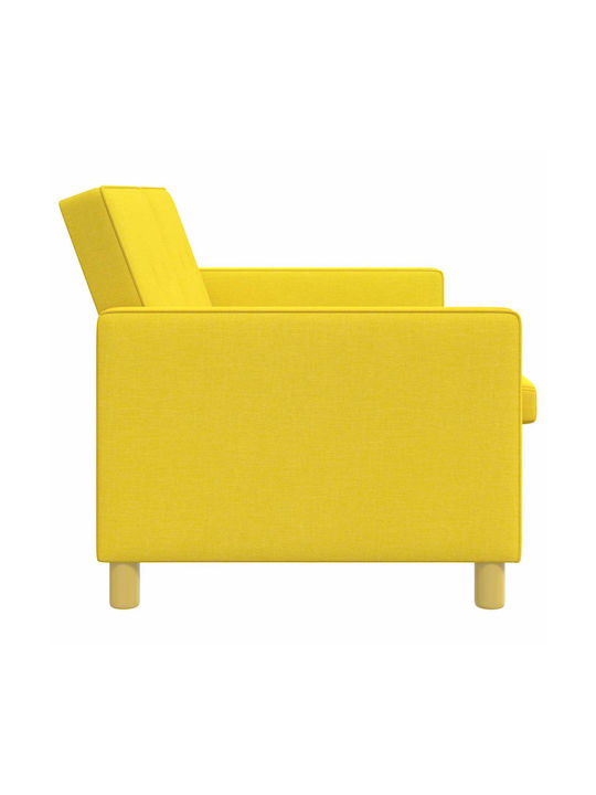 Ecksofa Schlafsofa Gelb 154x94.5x80.5cm
