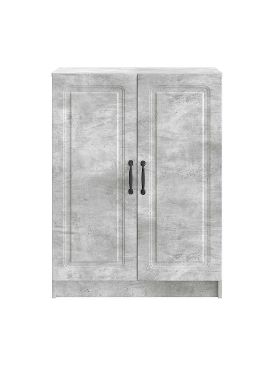 Wooden Sideboard Gray 66x34.5x87cm