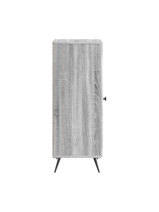 Bufet Din Lemn cu Sertare Gri 33x34.5x90cm