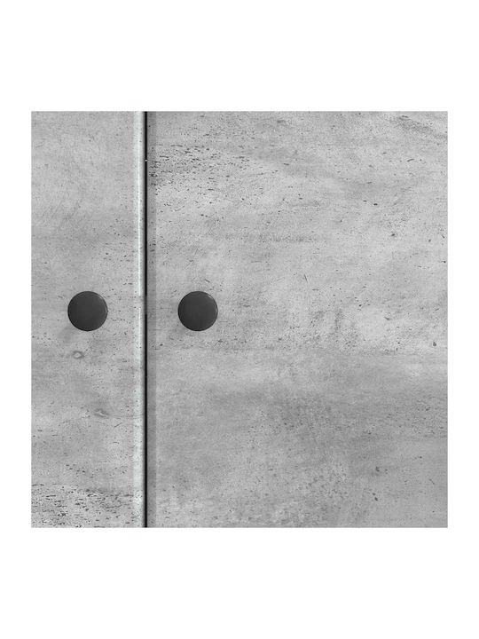 Μπουφές Ξύλινος Γκρι 89x34.5x80cm