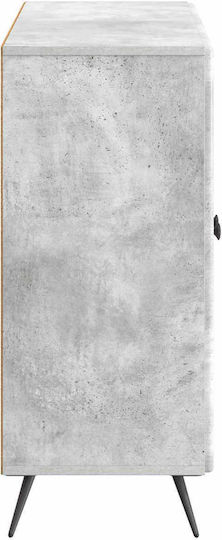 Μπουφές Ξύλινος Γκρι 89x34.5x80cm