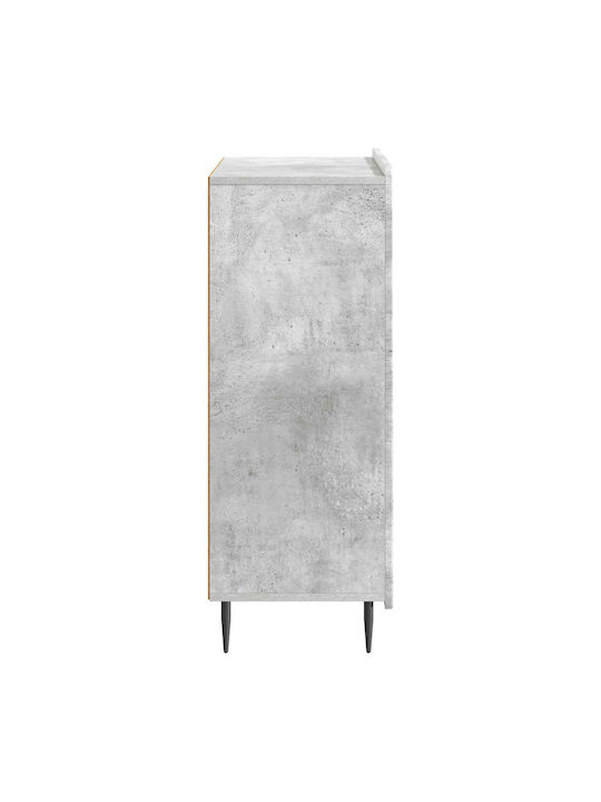 Bufet Din Lemn Gri Beton 66x34.5x92cm