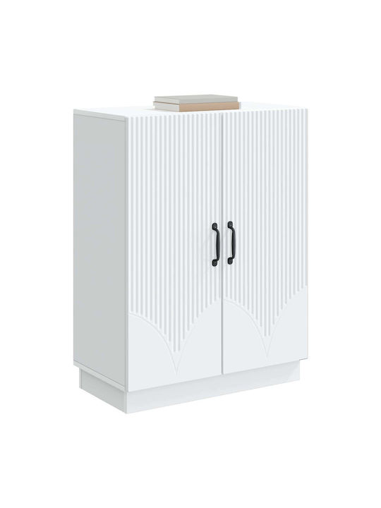 Bufet Din Lemn cu Sertare Alb 66x34.5x87cm