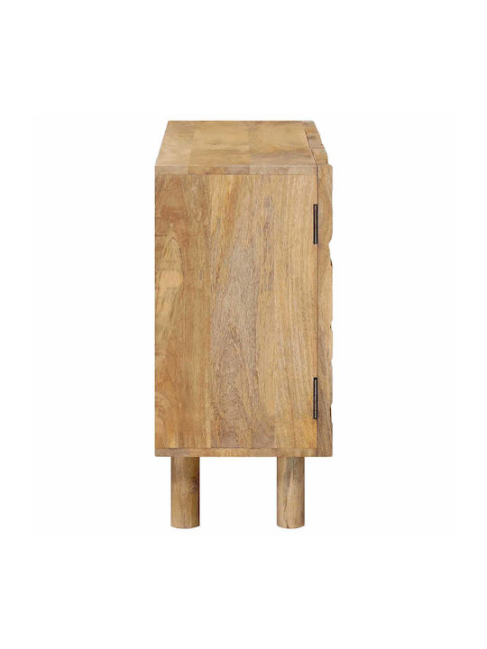 Bufet Din Lemn Bej 100x30x65cm