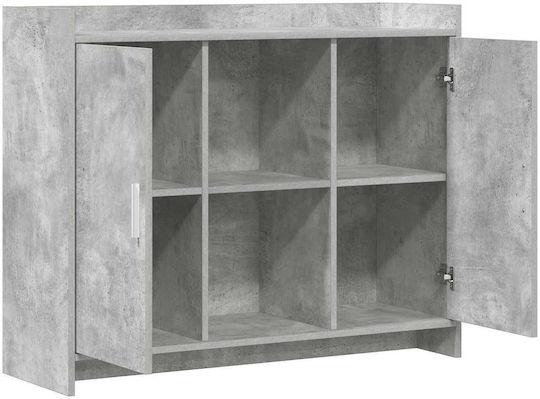 Wooden Sideboard Gray 98.5x33x80cm