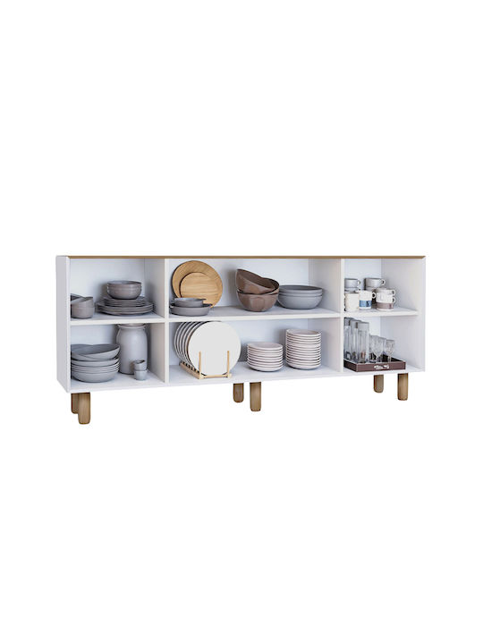 Bufet Bohemian White-oak 180x40x75cm
