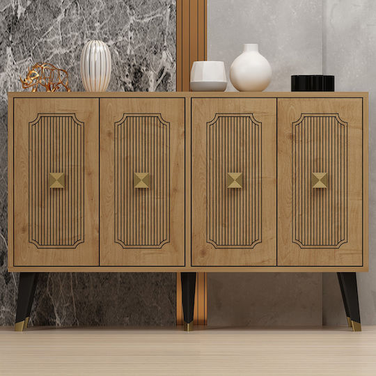 Bufet Desari Oak-gold 120x30x80cm