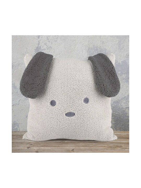 Nima Διακοσμητικό Μαξιλάρι Κούνιας Woof Nima Λευκό 40x40cm