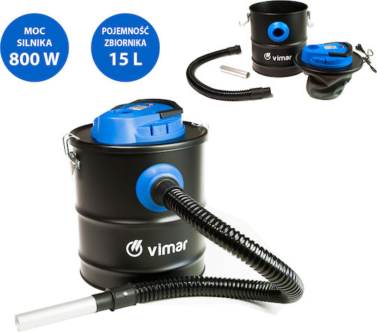 Unimet Aspirator pentru cenușă 800W cu recipient 15lt