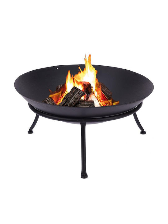 Ambiance Τζάκι Εξωτερικού Χώρου Μεταλλικό Μαύρο 57x57x27cm
