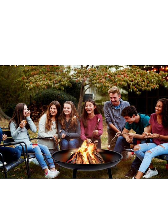 Ambiance Firepit Black 56x56x22cm