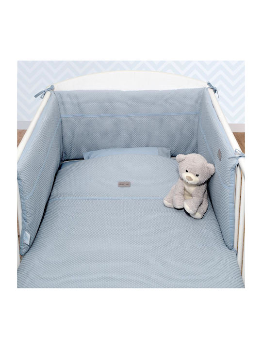 Baby Oliver Duvet Crib Cotton Blue 100x140cm