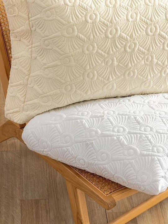 Palamaiki Luxury Σετ Νυφικό Κουβερλί Υπέρδιπλο με 2 Μαξιλαροθήκες 240x260εκ.