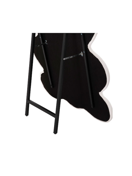 Oglindă de Podea pentru Copii Fb94489.01 MDF Roz & Alb-Negru Suport 80x162cm